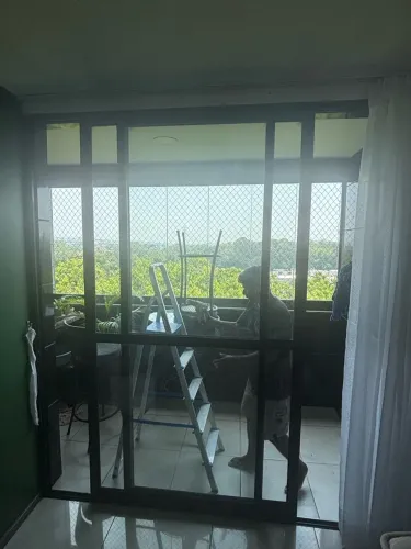 Vendo porta de vidro 
