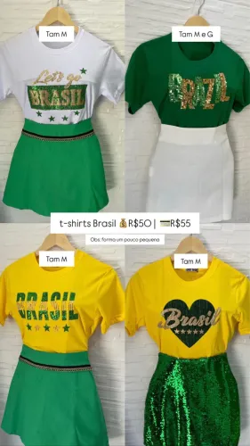 T-Shirts Brasil nova