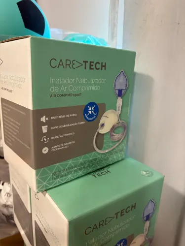 Inalador Nebulizador Caretech Air Comp - novo na caixa 