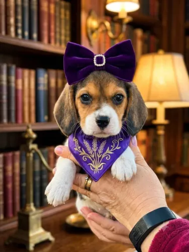 Limda filhote de beagle femea