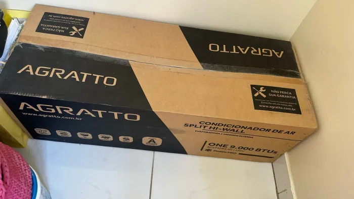 Vendo evaporadora agratto 9.000 btus