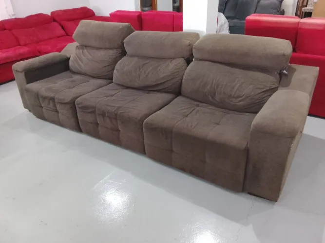 Sofazao retrátil e reclinável medindo 3.10