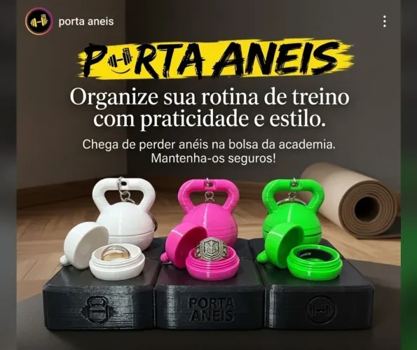 Chaveiro porta aliança