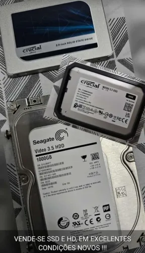VENDE-SE SSD E HD