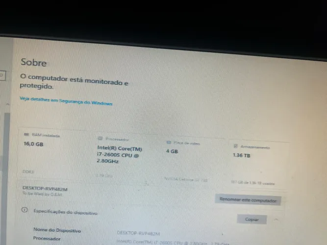 Pc gamer (Intel() Core(TM) i7-26005 CPU @ 2.80GHz 2.79 GHz
