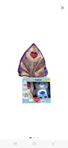 Ursinho carinhoso cacau show Páscoa azul ou rosa