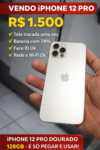 iPhone 12 Pro Dourado 