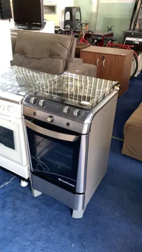 Fogão de inox/ marca continental