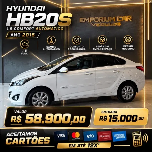 Hyundai HB20S C.style/c.plus1.6 Flex 16V Aut. 4P 2015