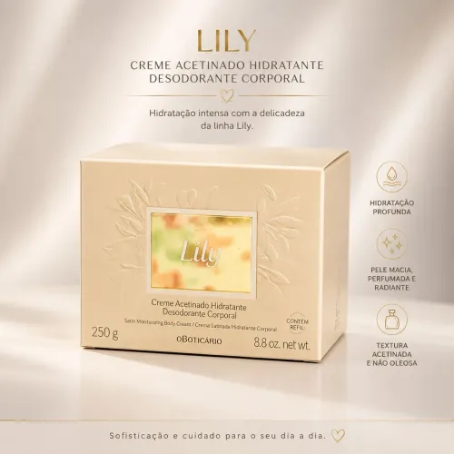 Hidratante Lily Boticário