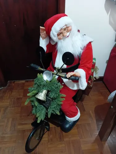 Papai noel motoqueiro