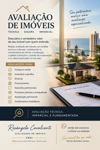 AVALIAÇÃO DE IMÓVEIS | AVALIADORA COM CNAI