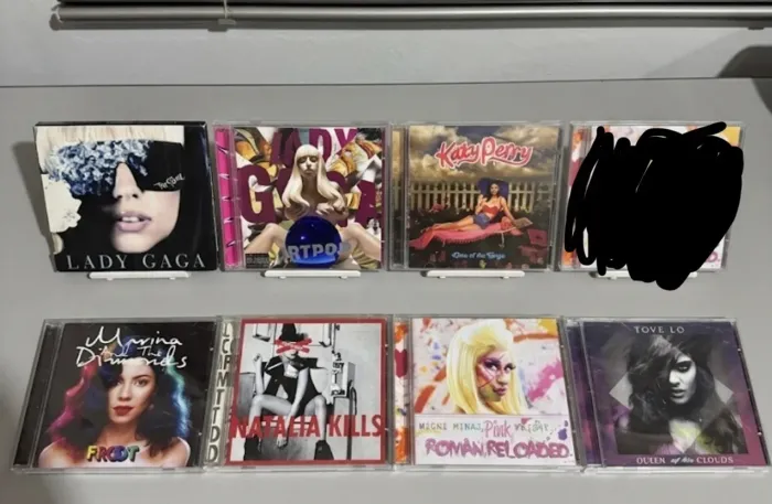 Lote CDS (Lady Gaga, Katy Perry, Nicki Minaj, Marina, Tove Lo, Natalia Kills)
