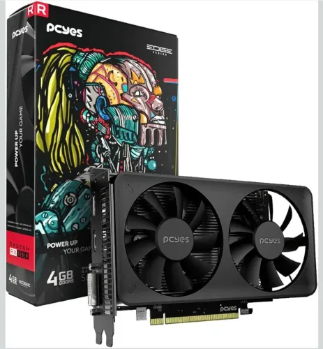 Placa de vídeo pyces Radeon rx550 4gb ddr5 lacrada
