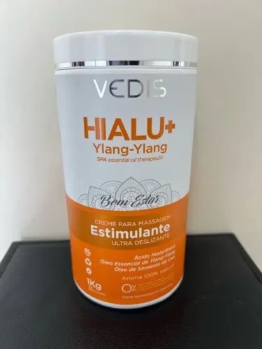 Creme Para Massagem Relaxamento Ylang Ylang Hialu+ 1kg Vedis