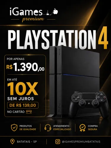 Ps4 - até 10x sem juros