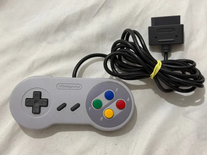 Controle Super Famicom Jr Original Nintendo - Modelo SNS-102 Japonês