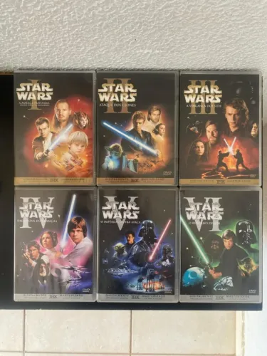 Box Blu-ray Star Wars: A Saga Completa (Episódios I a VI) - 9 Discos