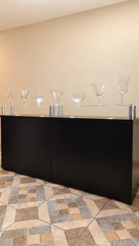 Estrutura de Bar desmontável para Eventos 2,10m - Completa