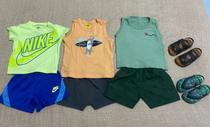 Lote de roupas para menino 1 ano