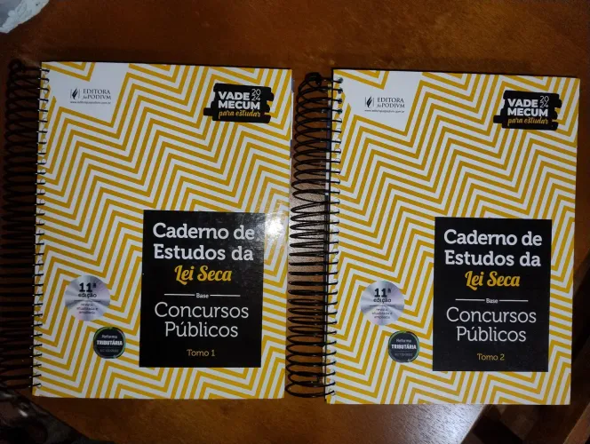 Cadernos de Estudos da Lei Seca - Base Concursos Públicos, Tomos I/II. 