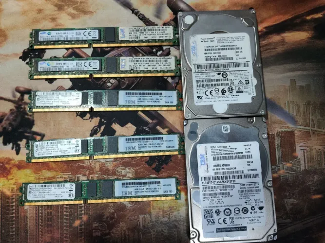 Memória e HD para servidor DDR3