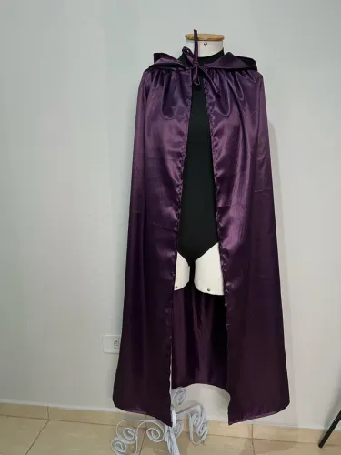 Cosplay Ravena Jovens Titãs - Kit Capa Roxa