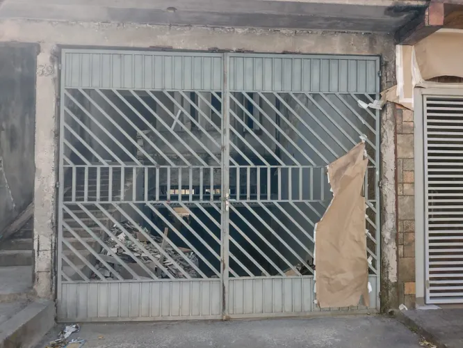 Portão galvanizado