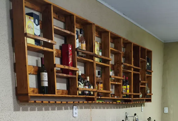 Prateleiras de bebidas