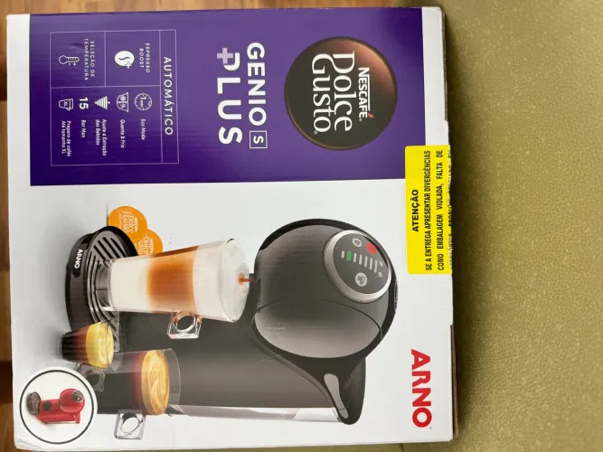 Cafeteira Arno Nescafé Dolce Gusto Genio S Plus 127V Nova na Caixa