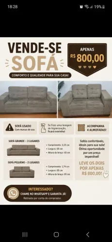 Sofá USADO