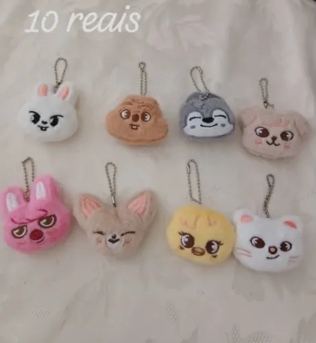 Chaveiro STRAY KIDS de pelucia PRONTA ENTREGA R$10,00