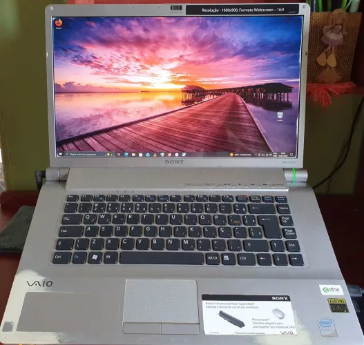 Notebook Sony Vaio VGN - FW 140AE/R$ 250,00