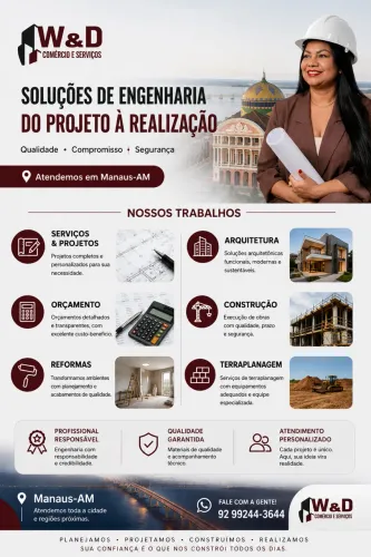 Engenheira Civil em Manaus | Projetos e Serviços de Engenharia