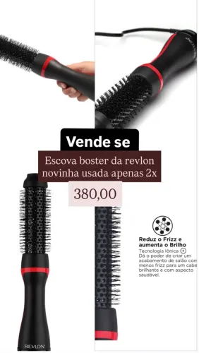 Escova modeladora e secadora