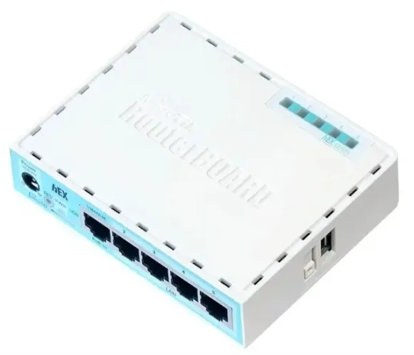 Roteador MikroTik Hex RB750Gr3 Branco
