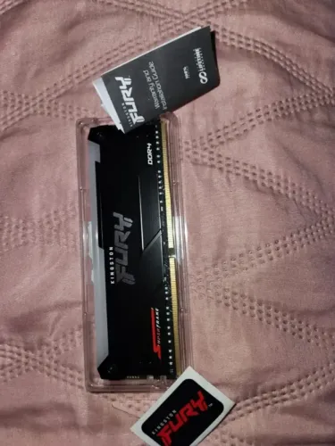 Memória DDR4 Kingston Fury SuperFrame, RGB, 8GB, 3200MHz, Black