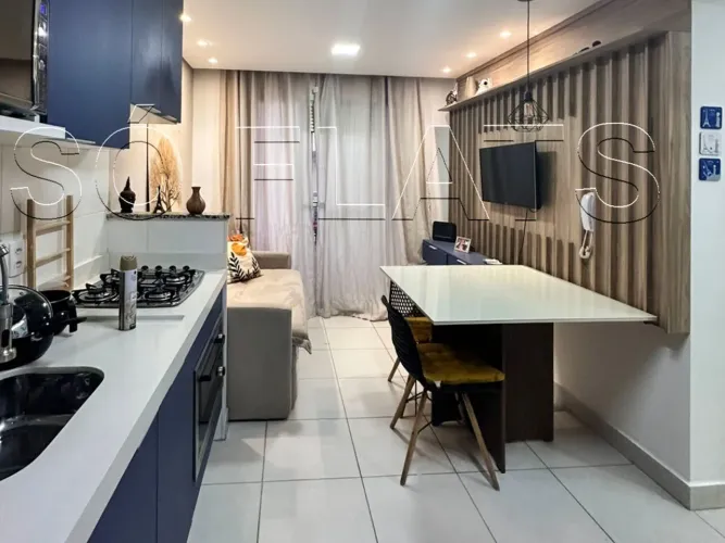 Apartamento Mobiliado 2 Dormitórios 35m² na Barra Funda Rua do Bosque