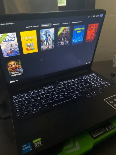 Notebook gamer 32gb de RAM rtx3050 impecável