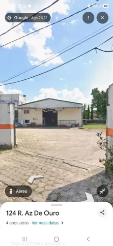 Galpão na Rua Az de Ouro - 1.800m2 de área total, 700m2 galpão, escritório e estacionamen