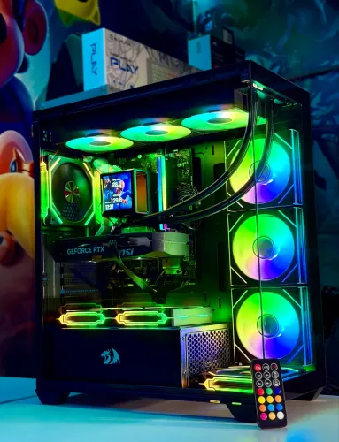 PC Gamer HIGH Intel i7 14700K, 32GB RGB, RTX5060 Ti - Em até 18x / Loja Física