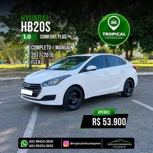 Hyundai HB20S Comfort Style 1.0 TB Flex 12V Mec. 2018