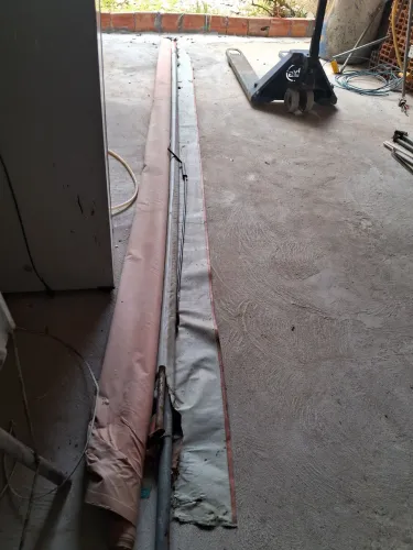 Toldo para fachada 4,5 x 2 metros