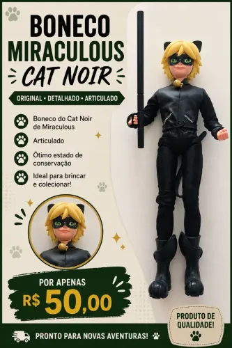 Boneca Cat Noir