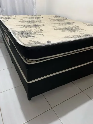 CAMA BOX + COLCHÃO 