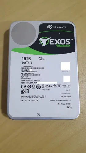 HD 16TB Seagate Exos Enterprise 7200 RPM