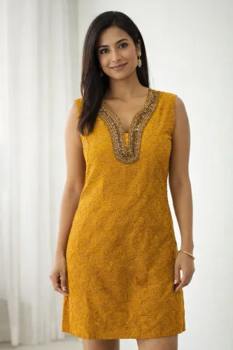 Túnica indiana estilo Kurta