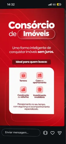 A oportunidade de conseguir seu carro, sua casa.