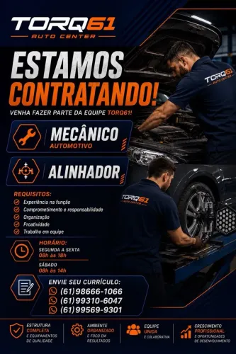 Procuro mecânico / alinhador