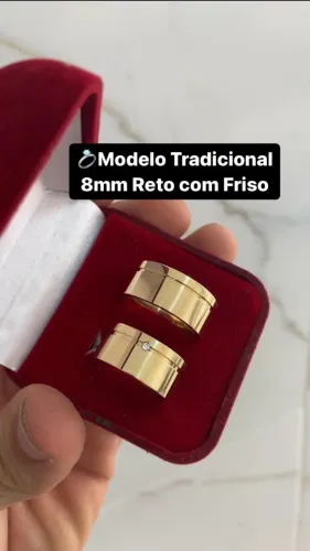 Alianças com Garantia Vitalícia Pronta Entrega